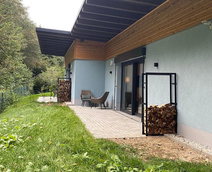 Umzäunte Terrasse A1 ()
