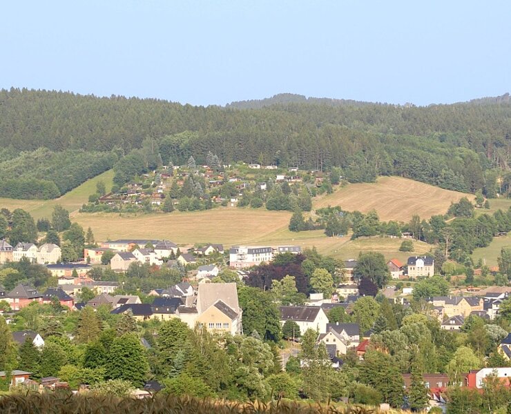 Ausblick über Thalheim von der Tabakstanne (Vanessa Schüppel)