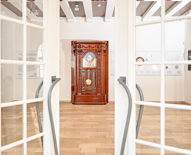 Astronomische Kunstuhr im Deutschen Uhrenmuseum Glashütte (René Gaens)