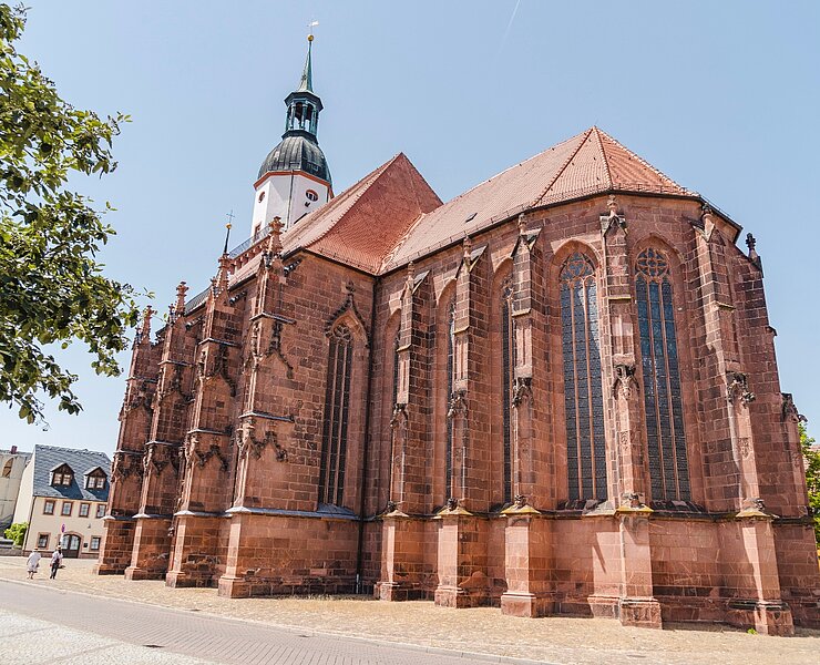 St. Kunigundenkirche Rochlitz - gotischer Teil von Südosten (Bastian Rakow)