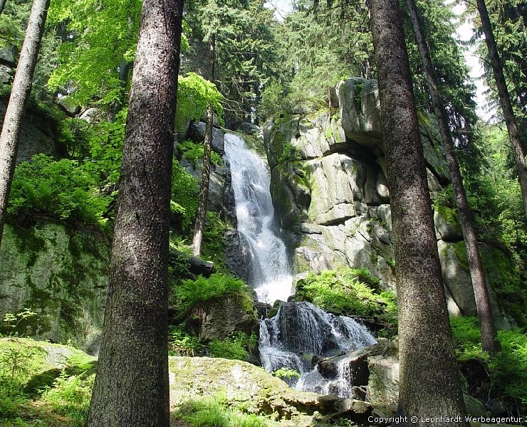 Wasserfall bei Blauenthal (Jürgen Leonhardt)