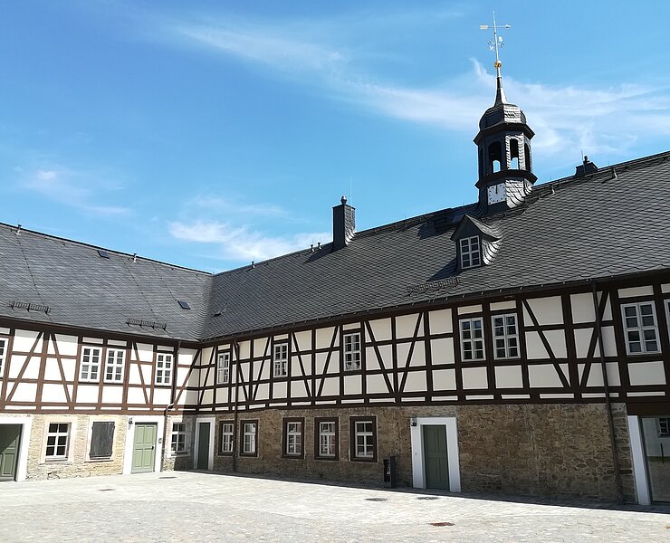 Herrenhof Erlahammer Innenhof (Stadtverwaltung Schwarzenberg)