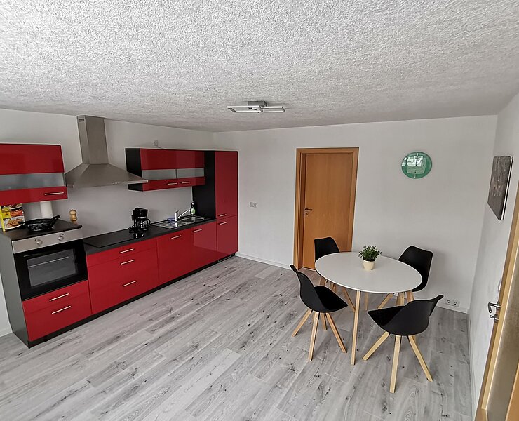 Küche Ferienwohnung Gornsdorf (Familie Hahn)