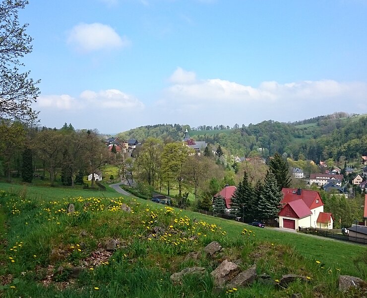 Blick über Lauenstein (Tourist-Information Mitarbeiter)