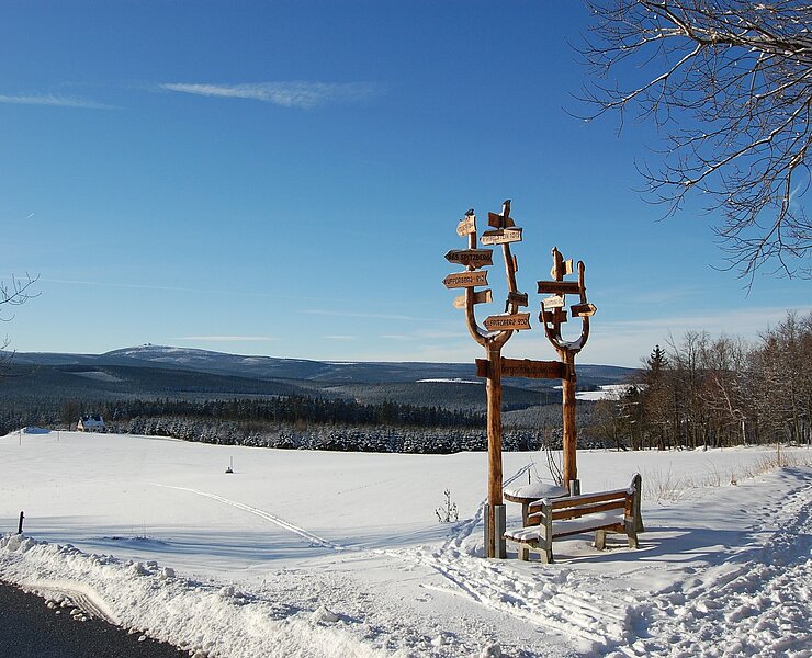Bärenstein - Winterwandern im Erzgebirge ()