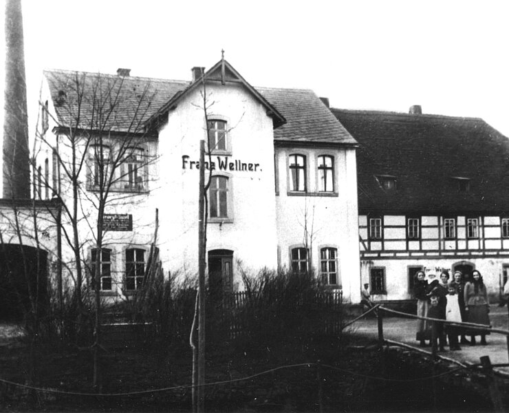 Die Wellnermühle um 1911 (Stadt Zwönitz)