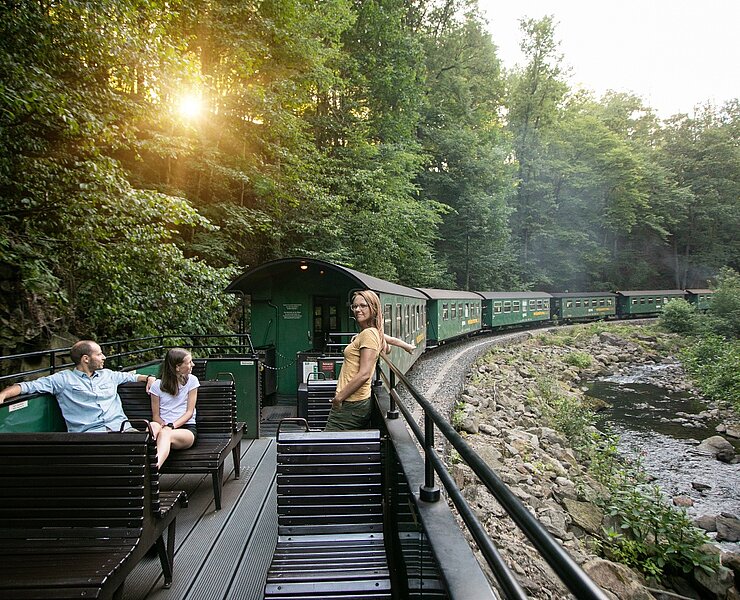 Weißeritztalbahn im Rabenauer Grund (ERIK WAGLER| STUDIO2-MEDIA )