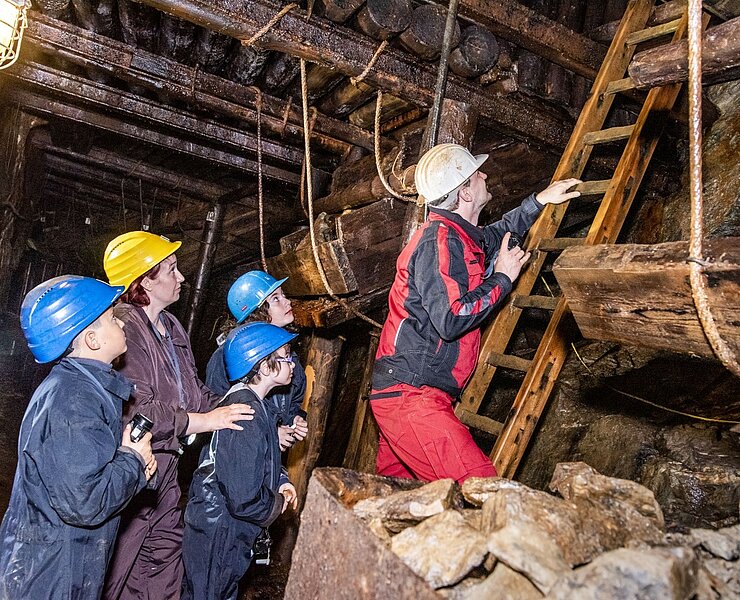 Führung im Besucherbergwerk Zinngrube Ehrenfriedersdorf (2) (Désirée Scheffel)
