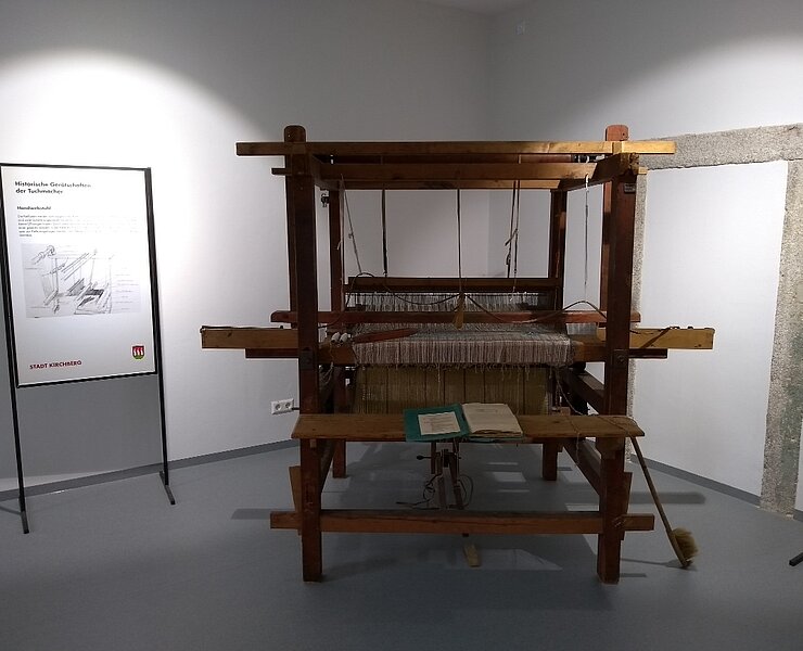 Alter Webstuhl im Textil- und Heimatmuseum (Mandy Ehnert, Stadt Kirchberg)
