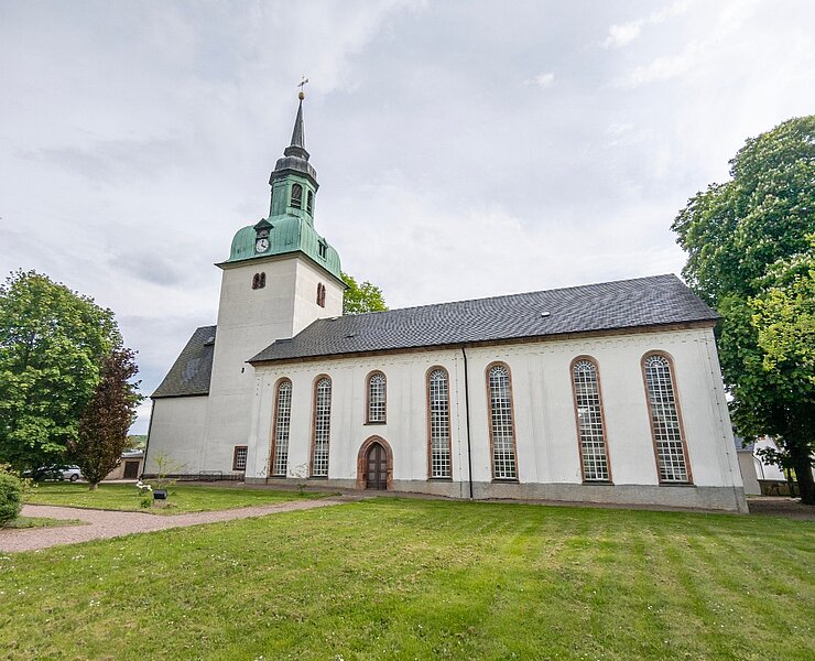 St. Pankratiuskirche in Wiederau - Nordansicht (Bastian Rakow)