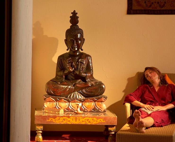 Einfach mal die Seele baumeln lassen - im authentischen Ayurveda Center Bad Schlema (Hotel Am Kurhaus)