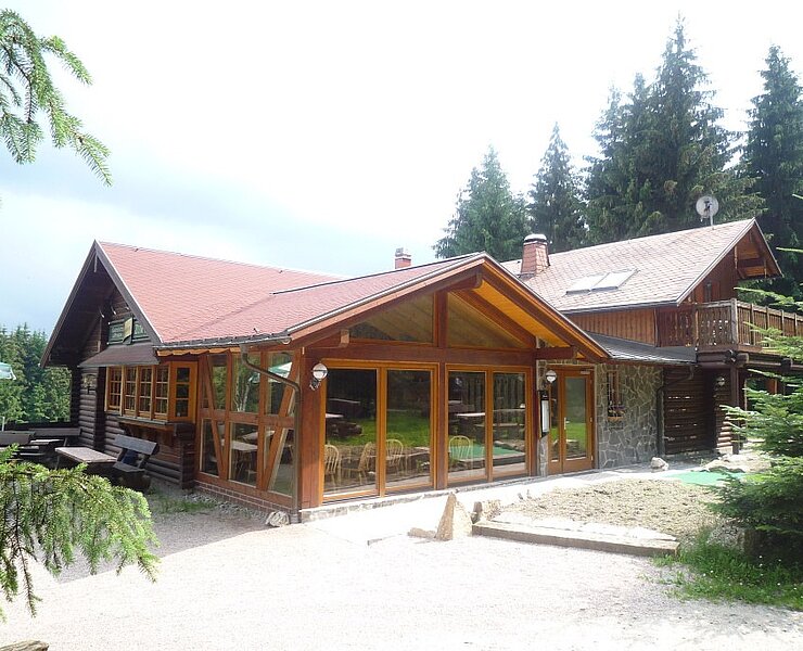 Gaststätte und Pension "Zum Torfstich" im Hartmannsdorfer Forst (Christfried Nicolaus, Hartmannsdorf)