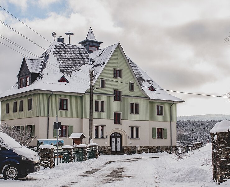 Jugendherberge Johanngeorgenstadt im Winter (DJH Redaktion)