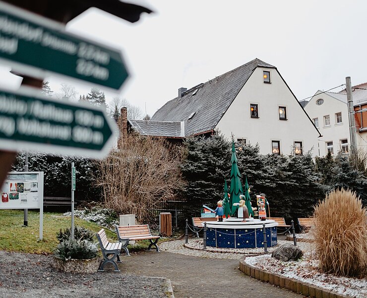 Freilandspieldose in Grünhainichen (Tourismusverband Erzgebirge e.V. | Anna Schalling)