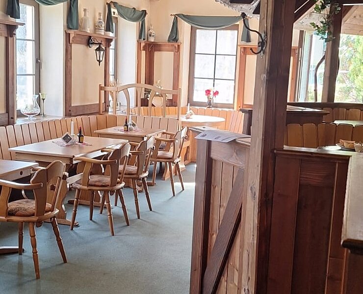 Gastraum Schlemmerstübl Oelsa (Tourismus-Information Stadt Rabenau)