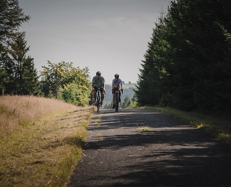 Mit dem Rad über den Erzgebirgskamm (Tourismusverband Erzgebirge e.V. /Dan Zoubek)