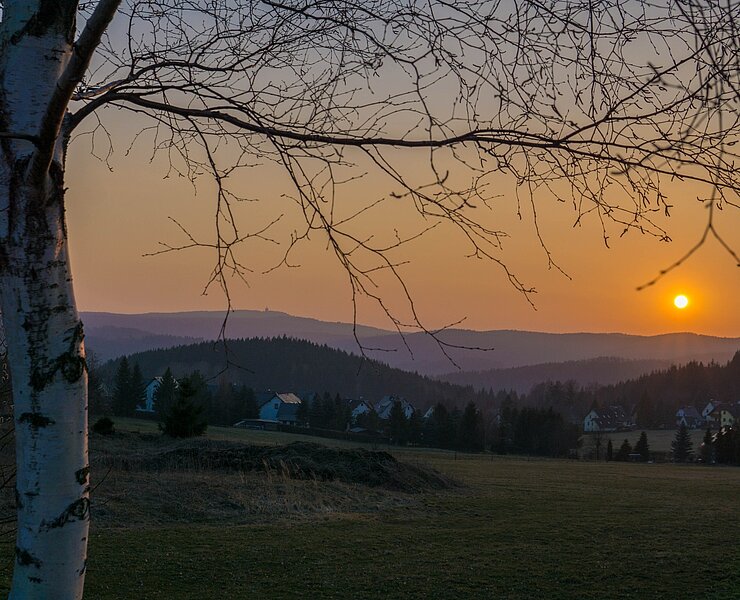 Sonnenuntergang Breitenbrunn (Tobias Rudelt)