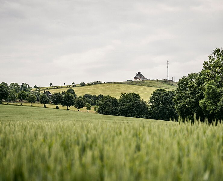 Schwartenberg und Schwartenbergbaude (Dirk Rückschloss)