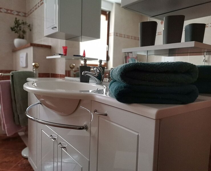 Badezimmer Ferienwohnung Gornsdorf (Familie Hahn)