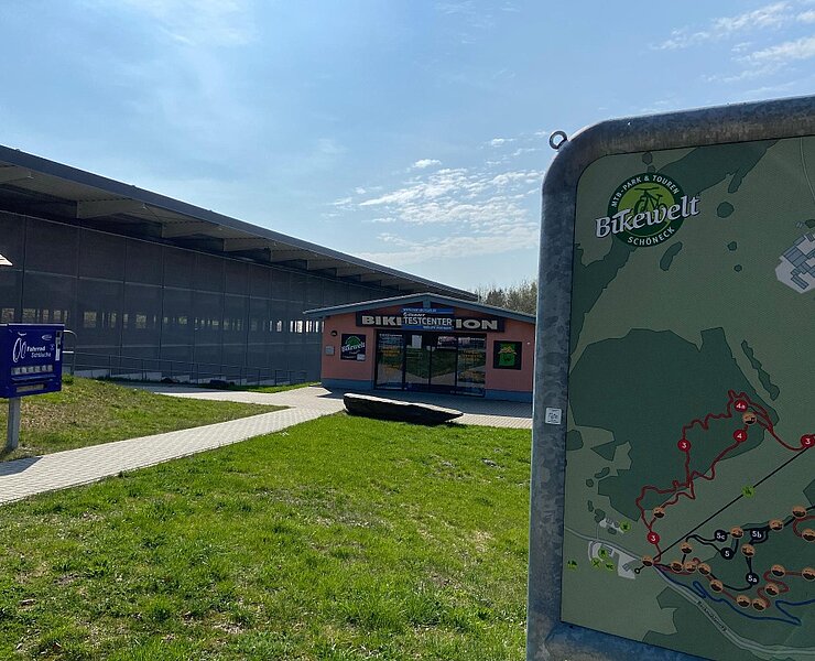 Start an der Bikestation Schöneck (André Wagenknecht)