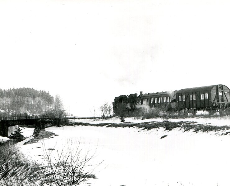 Zug nach Stollberg 1964 (Stadt Zwönitz)