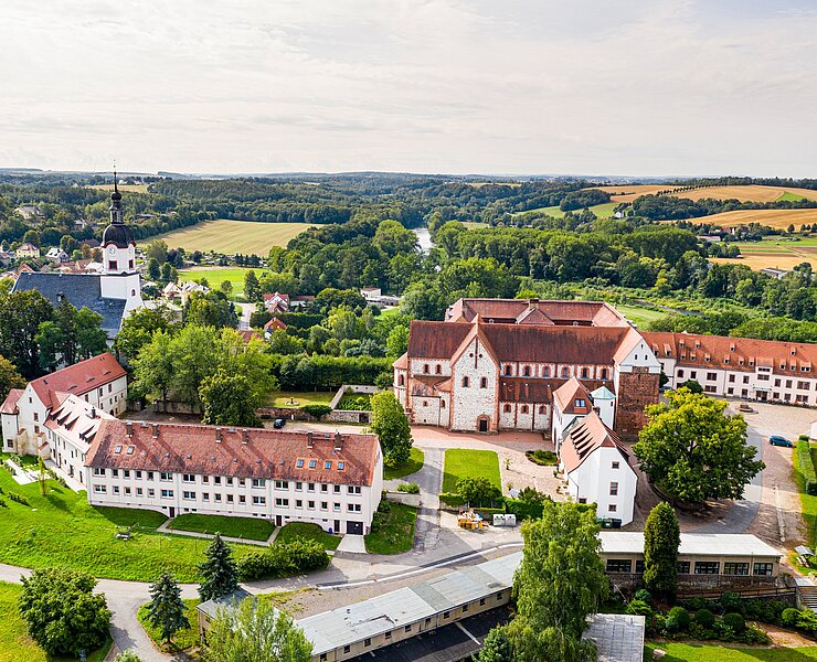 Blick über Wechselburg (BUR-Werbung)