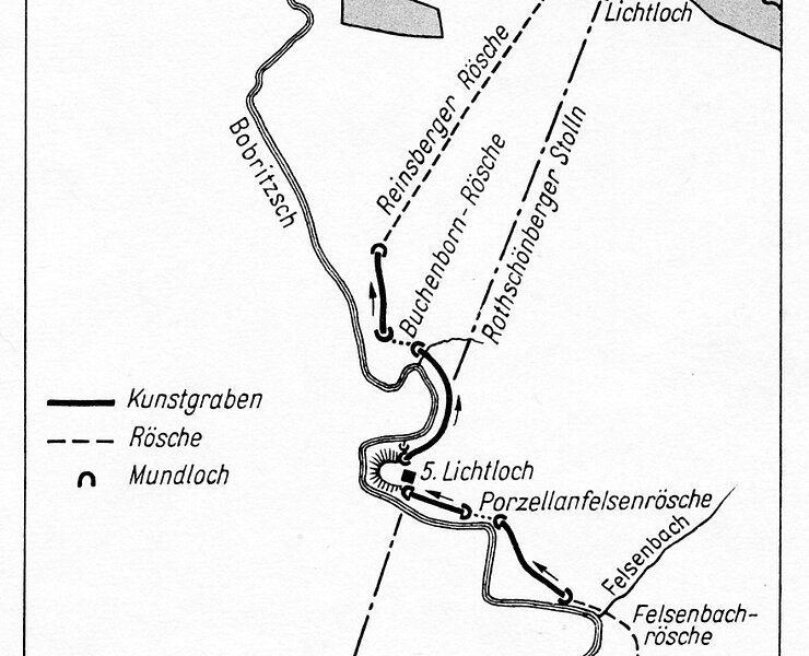 Rothschönberger Stolln - IV. Lichtloch: Grabentour (WFE GmbH Annaberg-Buchholz)