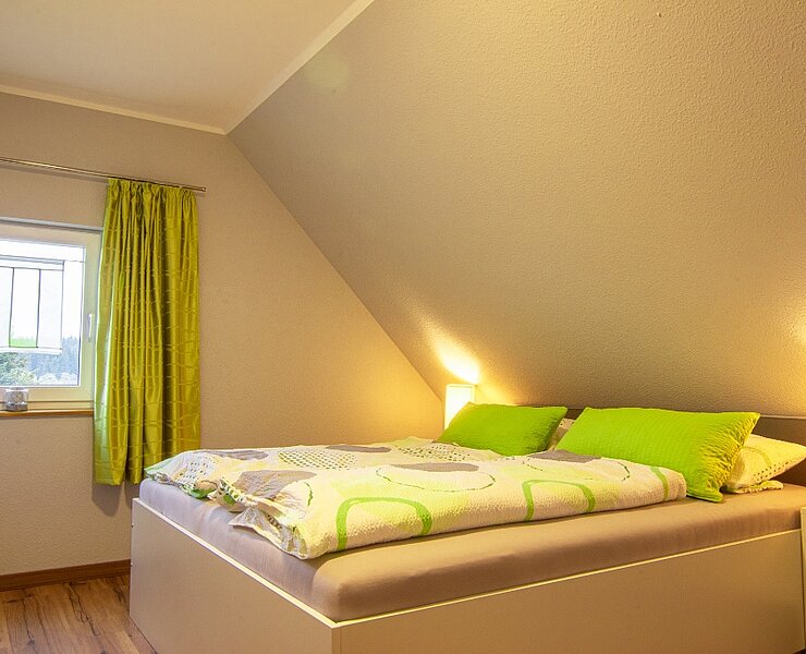 Beispiel Schlafraum Ferienwohnung (Pension Talblick)