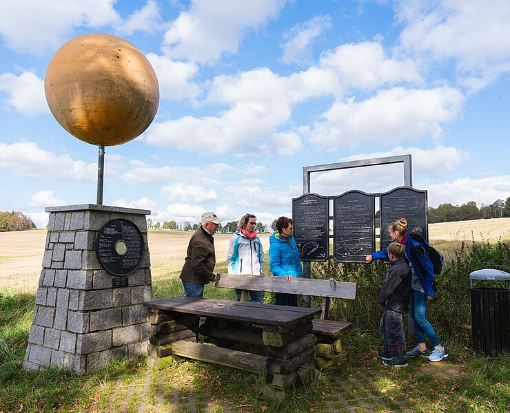 Planetenwanderweg Drebach Ehrenfriedersdorf Sonne (Patrick Eichler)