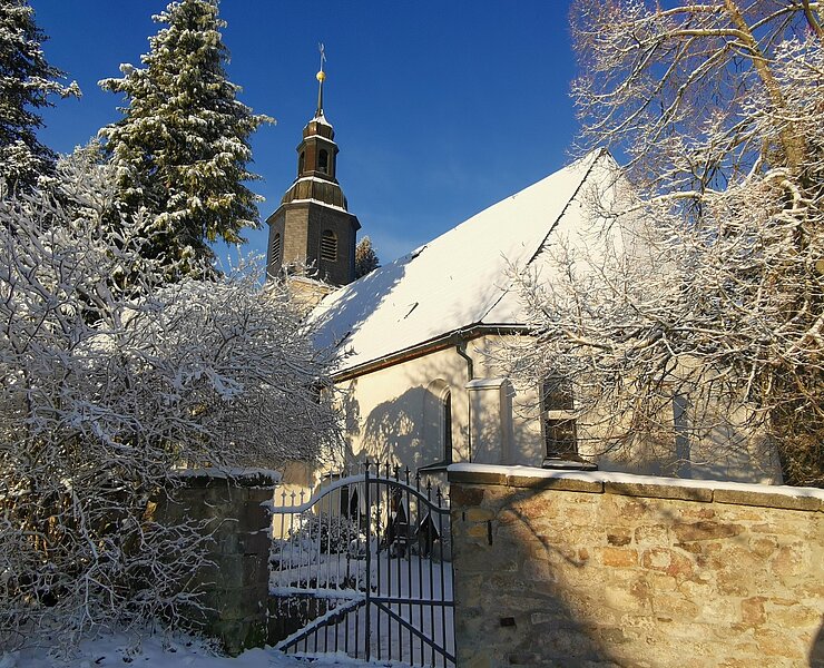 Kirche Schellerhau im Winter (Jan Püschel)