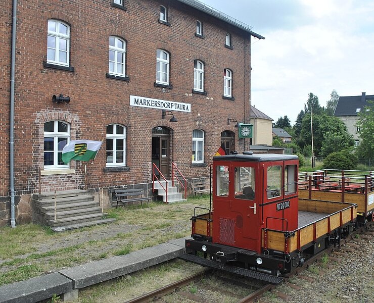 Museumsbahnhof Markersdorf-Taura in Claußnitz (Robin Helmert)
