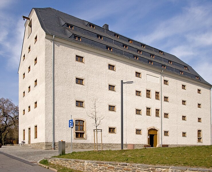 Historische Altstadt Marienberg - Bergmagazin (Welterbe Montanregion Erzgebirge e. V. / J. Kugler)
