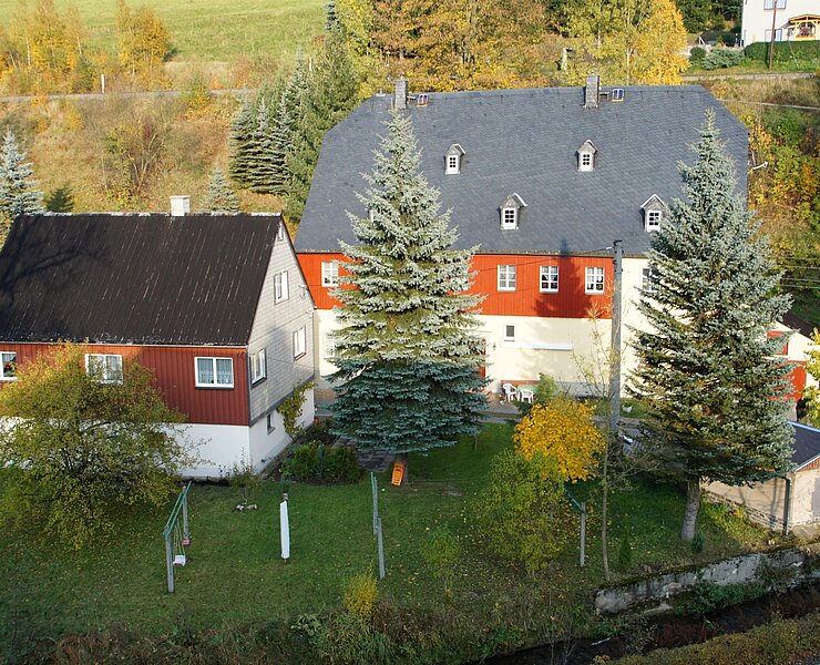 Lauxmühle mit Ferienhaus "Sonja" ()