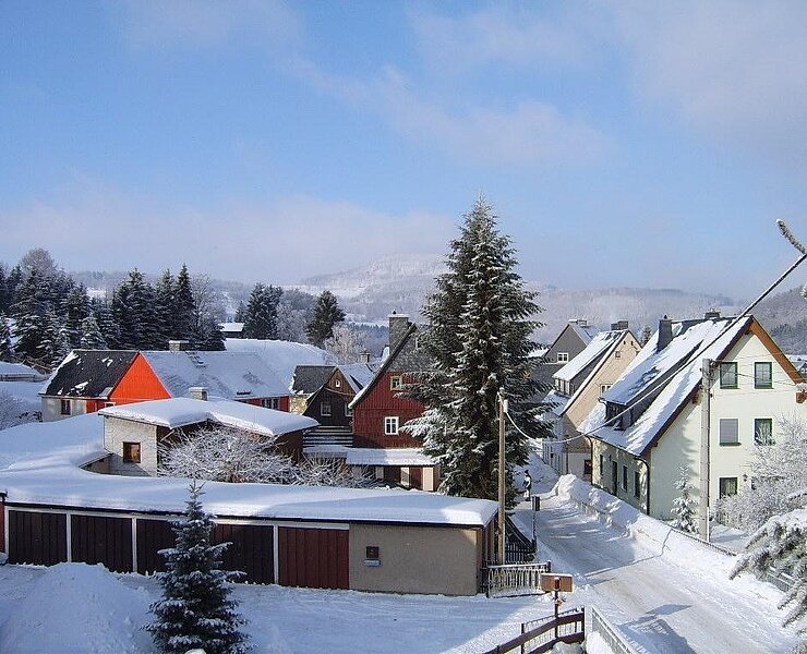 Blick aus der Ferienwohnung im Winter ()