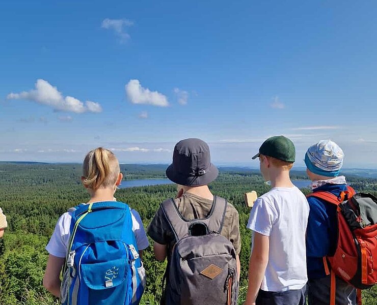 Erzgebirge - Blick vom Kahleberg in Altenberg ()