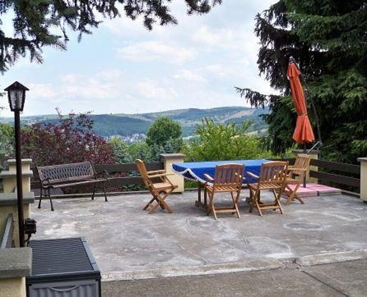 Terrasse am Ferienhaus ()