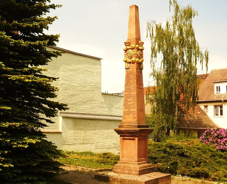 Postmeilensäule Penig (Gotthard Ladegast)