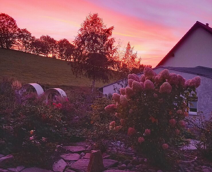 Abendstimmung in Sehma ()