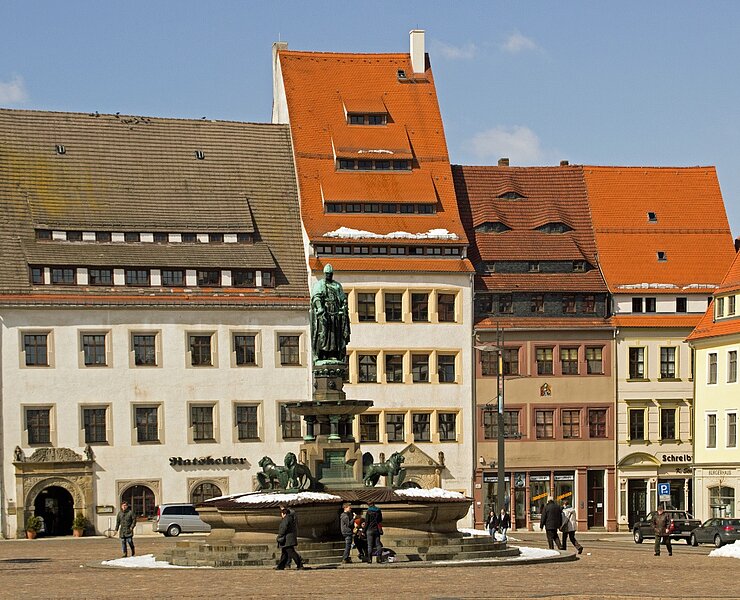 Historic centre of Freiberg - Upper market (WFE GmbH Annaberg-Buchholz)