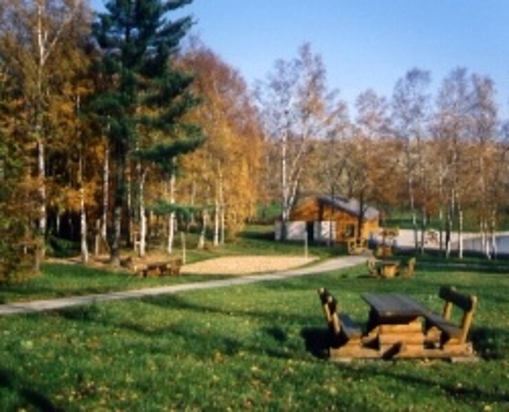 Naturbad Grünhain, Grünhain-Beierfeld, Erzgebirge, Westerzgebirge (Rainer Wesely)