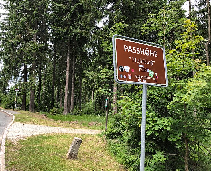Passhöhe Hefekloß (Matthias Kleinke, Erzgebirge Erfahren)