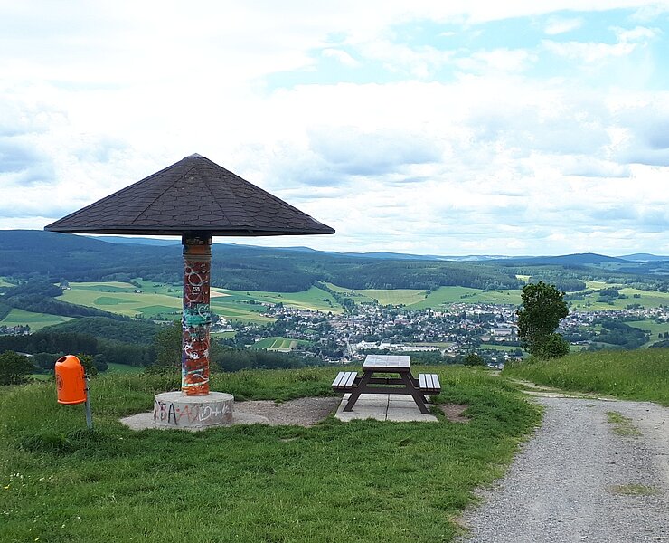 Aussichtspilz in Bernsbach ()