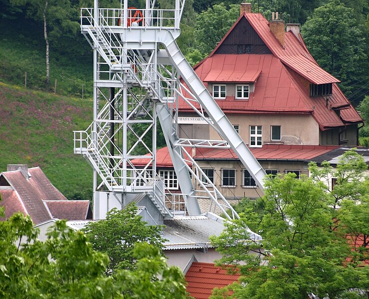 Grube Svornost - Fördergerüst (WFE GmbH Annaberg-Buchholz)