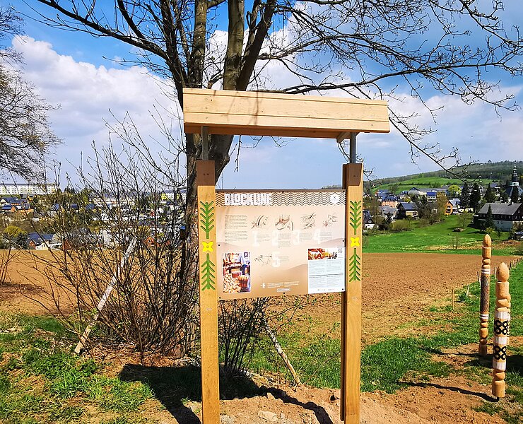 BLOCKLINE Infotafel in Seiffen (Tourismusverband Erzgebirge e.V. )