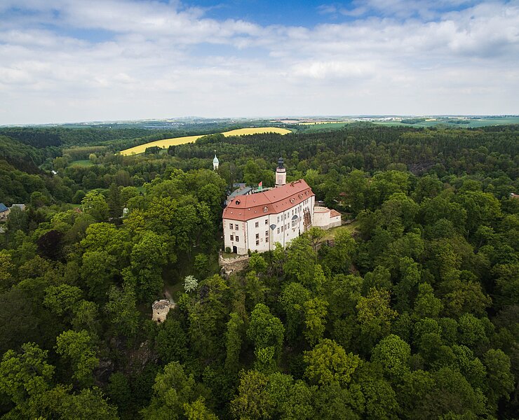 Schloss Wolkenburg von oben ()