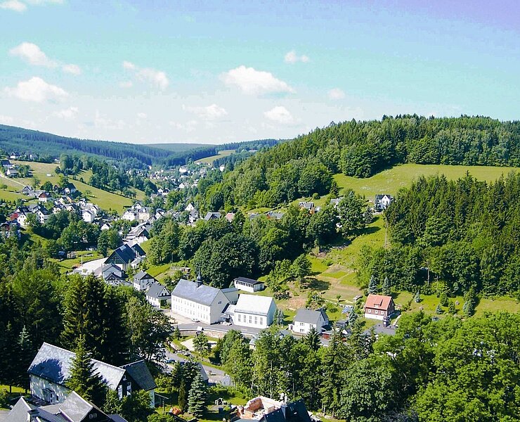 Blick auf Pobershau ()