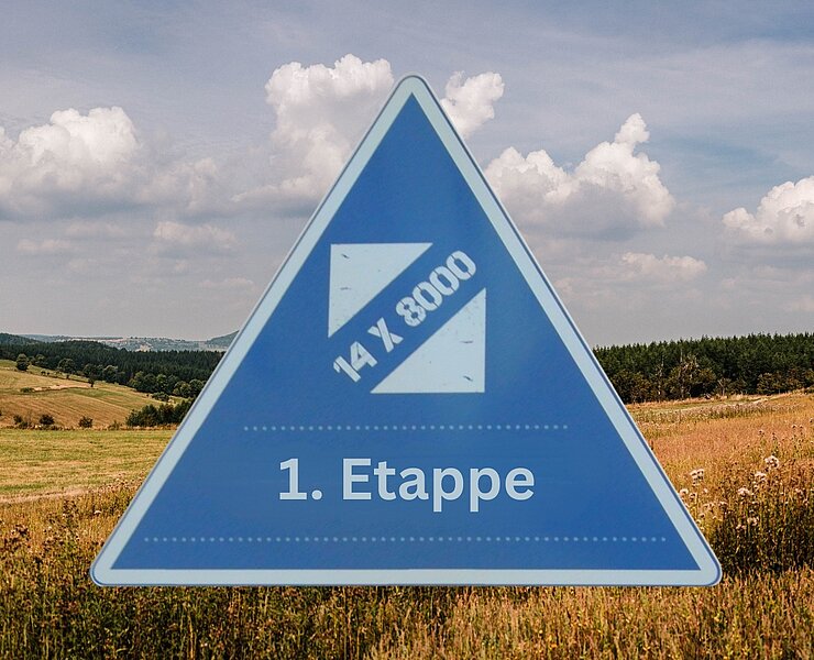 14 Achttausender im Osterzgebirge - 1. Etappe ()
