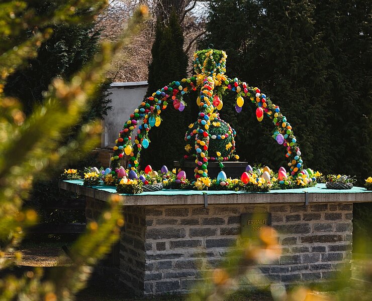 Osterbrunnen in Dittersdorf (Patrick Eichler)
