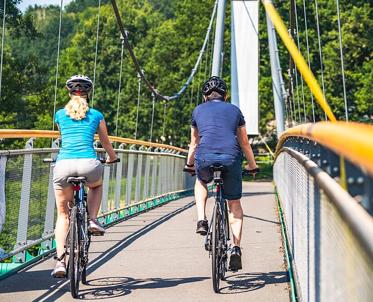 Radfahrer auf dem Chemnitztalradweg (Oliver Göhler)