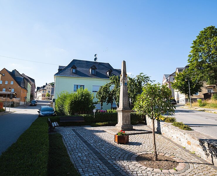 Postmeilensäule in Elterlein (Patrick Eichler)